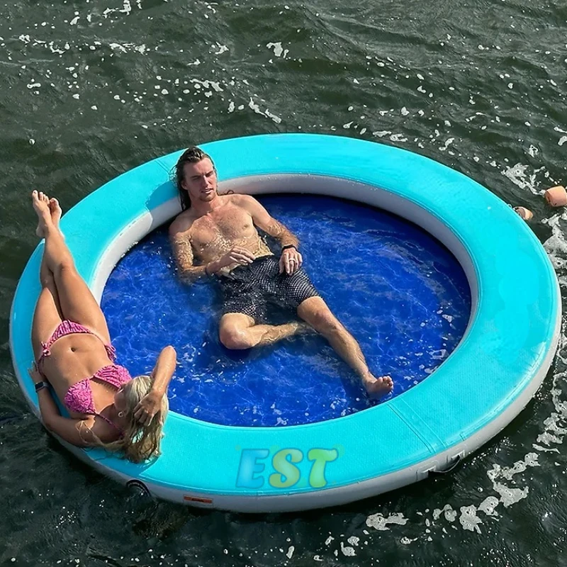Great Weekend Inflatable Air Bed Pool Floats Mattress Water Floating Hammock Marine Air Sun Pad