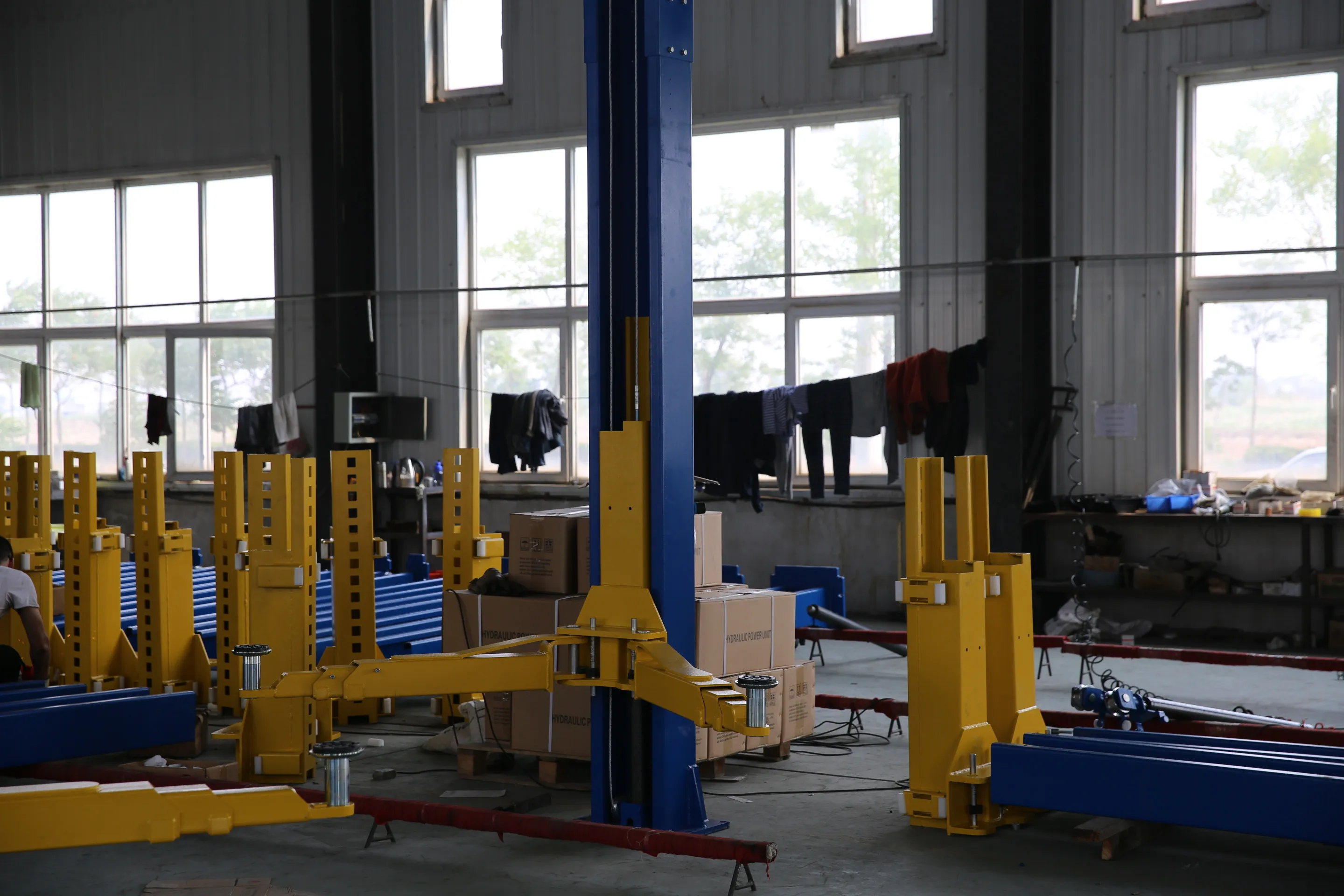 CHINA BEST SELLER/double s profile column 4.2T hydraulic two post car lift/CE/ETL CERTIFICATE
