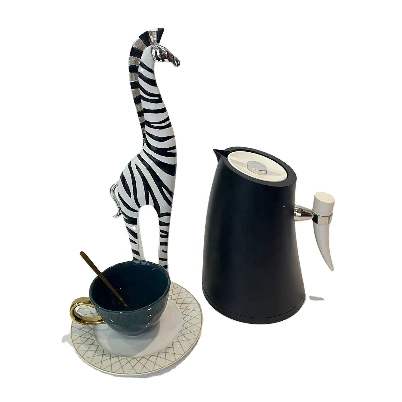 New Design Popular  Pink Glass Refill  Vacuum Flask Thermos Coffee Tea Pot