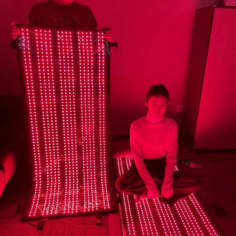 360 Led Red And Near Infrared Light Therapy Pad Pods 660nm 850nm Red Light Therapy Blanket Full Body Red Light Therapy Mat