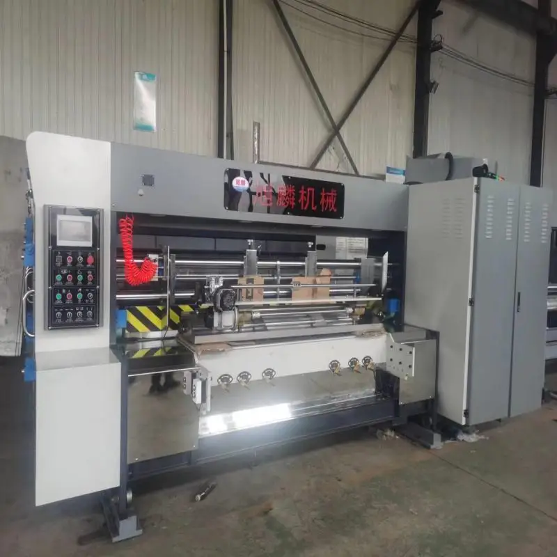 Folder Gluer Cardboard Paperboard Gluing Folding Cardboard Packing Pasting Machinery