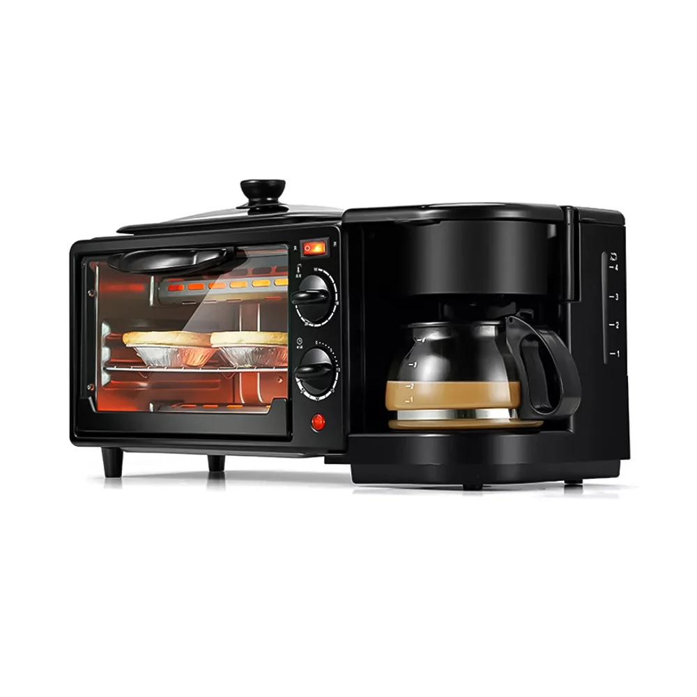 Factory wholesale Sell well  Automatic Multifunction Household 3in one  Oven Multifunction 3 in 1  9L Breakfast Maker