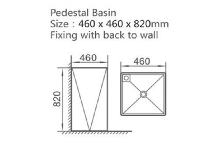 Современный дизайн керамическая раковина Medyag с алмазным основанием напольная умывальник для комнаты