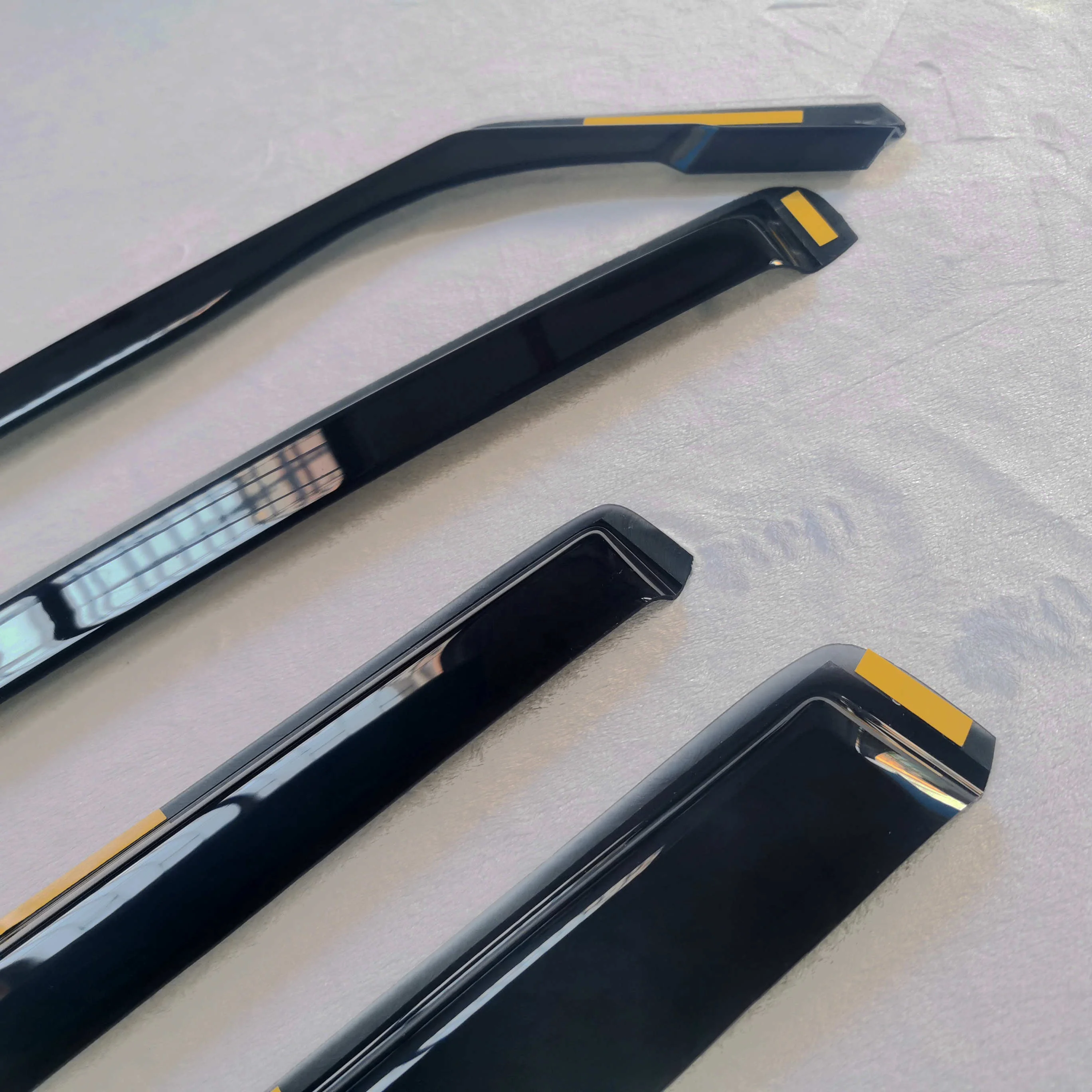 Acrylic In-Channel Window Rain Guards for 2016-2023 Toyota TACOMA Pickup Effective Window Deflectors