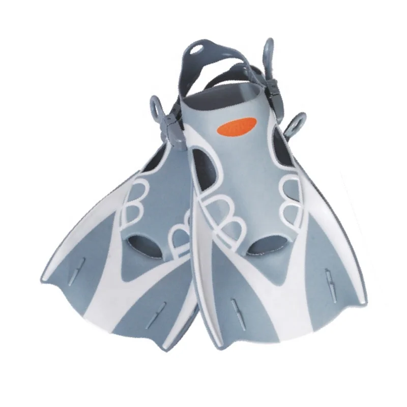 WAVE sport fins water sports equipment swimming flipper adults adjustable strap swim training scuba short bodyboard fins