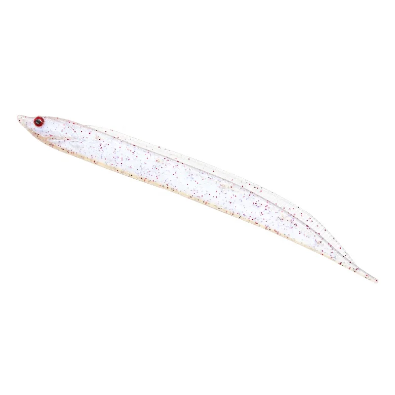Artificial Bionic Hairtail Soft Bait 19g 150mm Soft Plastic Fishing Bait Seawater Freshwater Bait