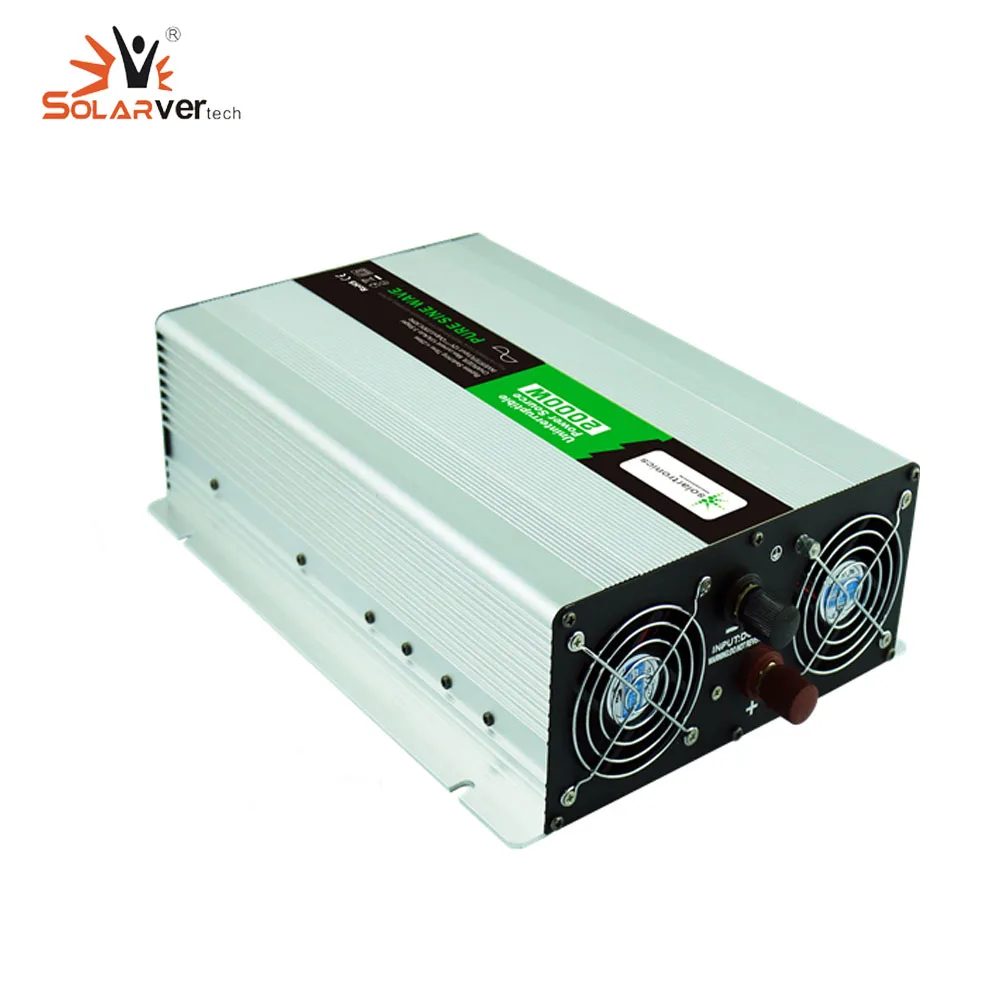 2000W Power Inverter With Charger,12V 24V Dc To Ac 100V 110V 120V 220V 230V 240V Off Grid Pure Sine Wave Power Inverter Charger