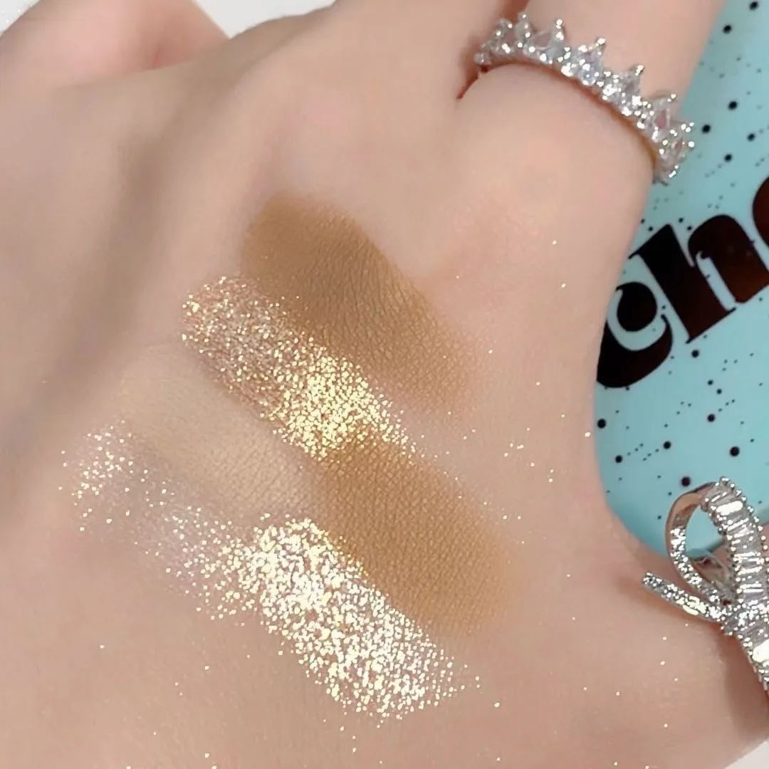 Wholesale Mint Style  Eyeshadow Pallete Highlighter Shimmer Make up Pigment Eyeshadow Palette Cosmetics