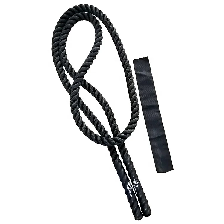 Gym 25mm 38mm 1inch 1.5inch 9ft 10ft 2.8m 3m Weighted Skipping Rope Heavy Battle Jump Rope