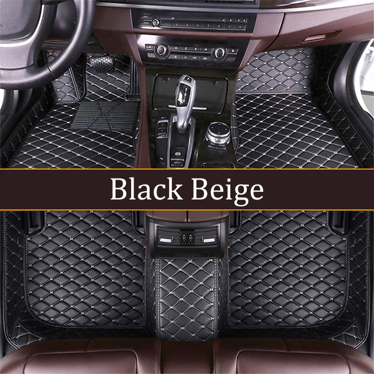 PVC Custom Car Floor Mats Car Carpet Full Coverage All Weather Protection Anti-Slip Leather Car Mats