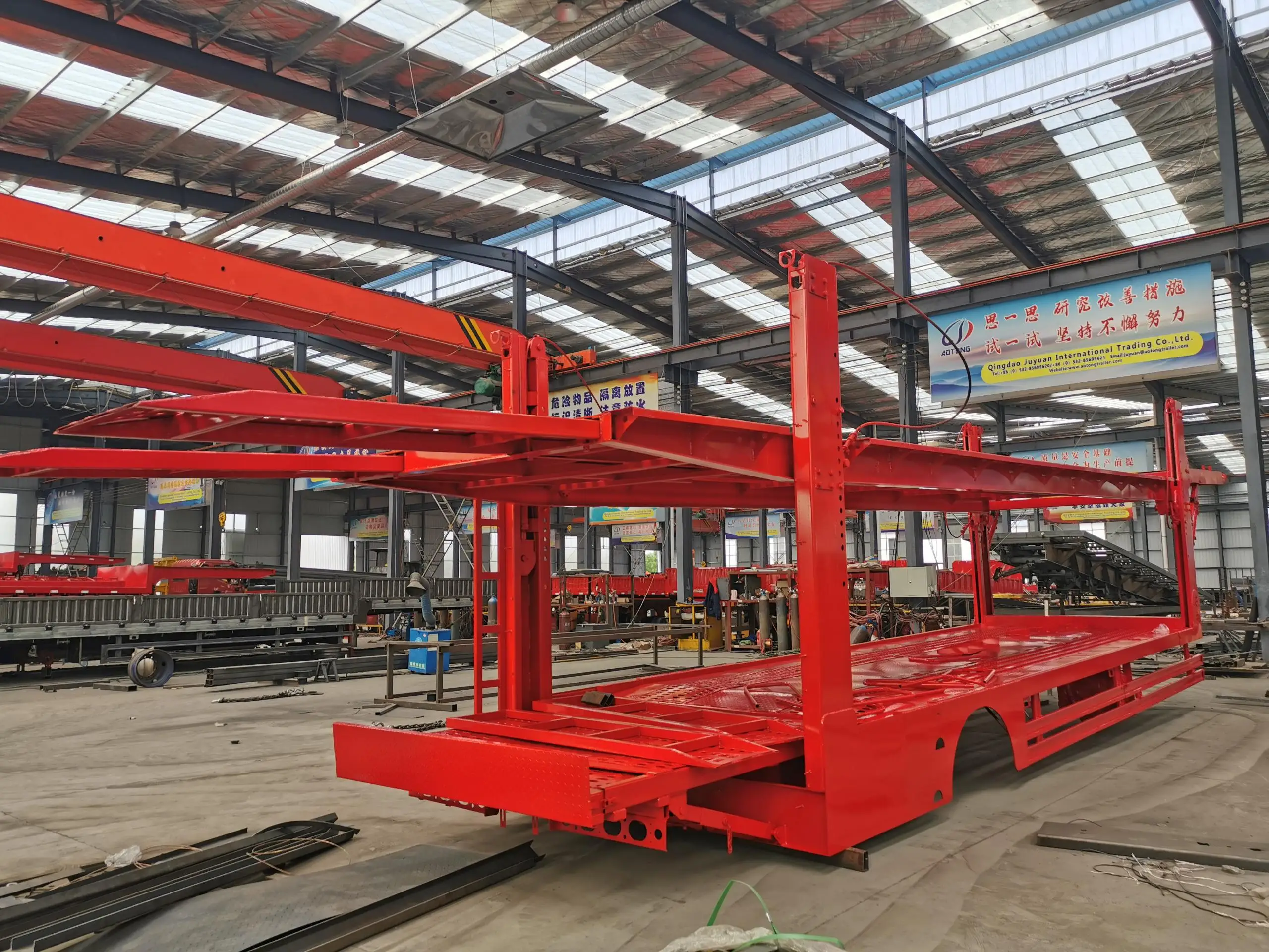 5 Car Carrier Truck Cheap Trailer Transport Semi