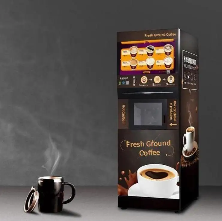 Fully automatic instant public vending coffee machine coffee tea hot chocolate coffee-capsule