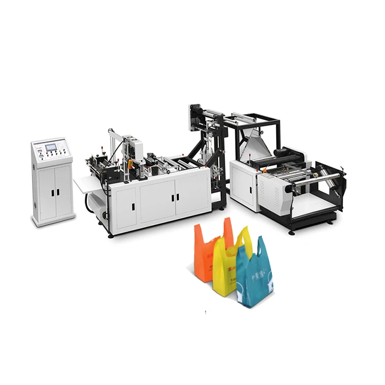 High Speed Shopping Bag Making Machine PP Non woven Fabric bags Production Line