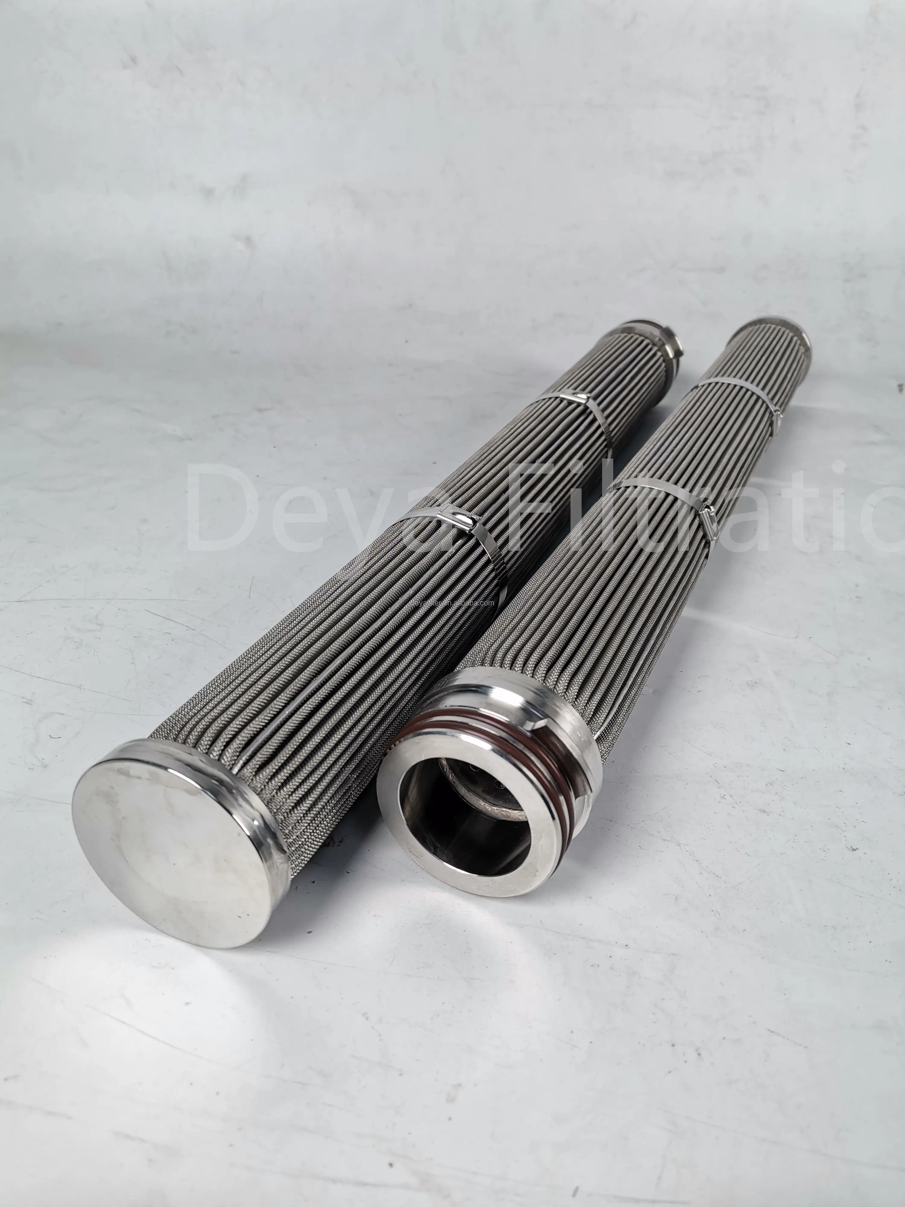 Customized Chemical Fiber Recycled PE PET PP Filtration System Pleated Metal Filter Element