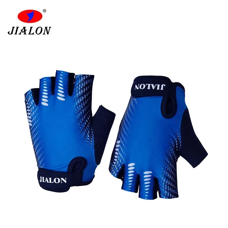 Breathable Gel Pad Half Finger Bicycle Bike Hand Fingerless Cycling Gloves with Shock-absorbing