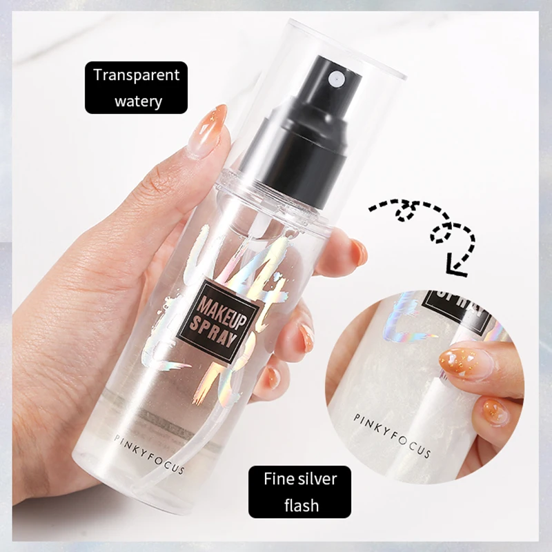 PinkyFocus Longwearing Oil-Control Lightweight Moisture Quickly Calm Makeup Makeup Fixer Spray Customization of Personal Product
