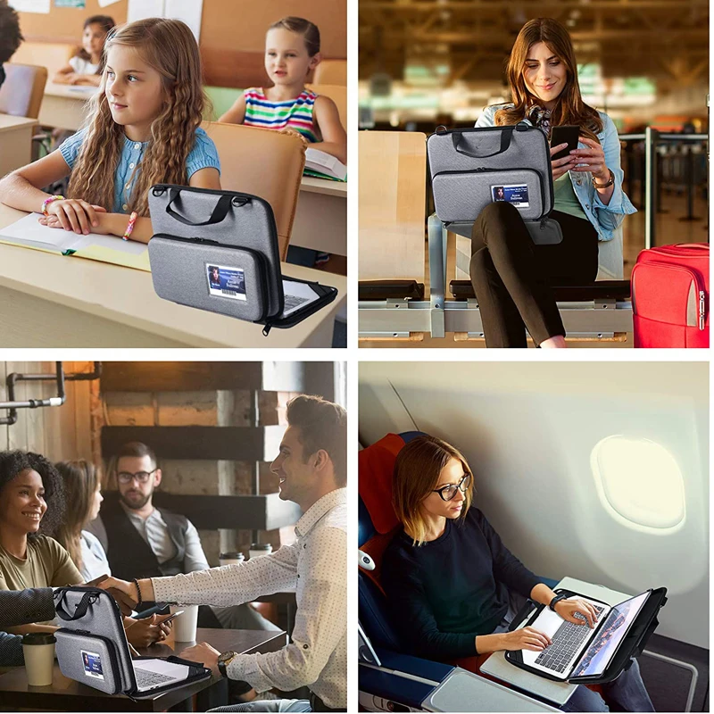 Custom Wholesale Waterproof Computer Carry Eva Case Travel Storage Pc Laptop Carrying Case