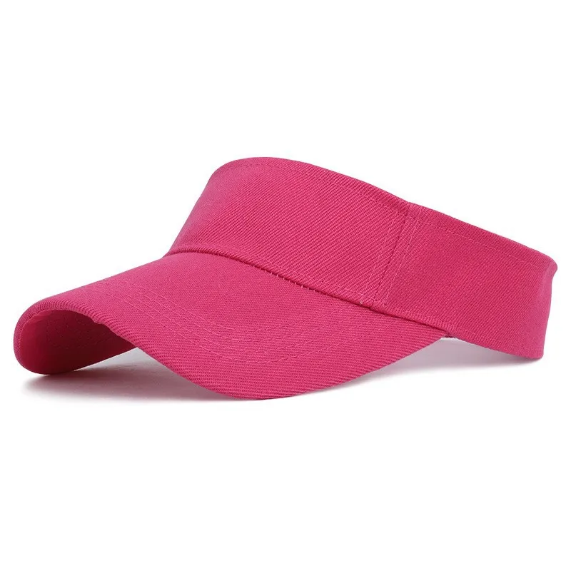 19 Sun Visor Hats Customized logo Top Hollow Golf Cap Hat Outdoor Sports Sun Visor Hats Men Women Cotton Sun Visors