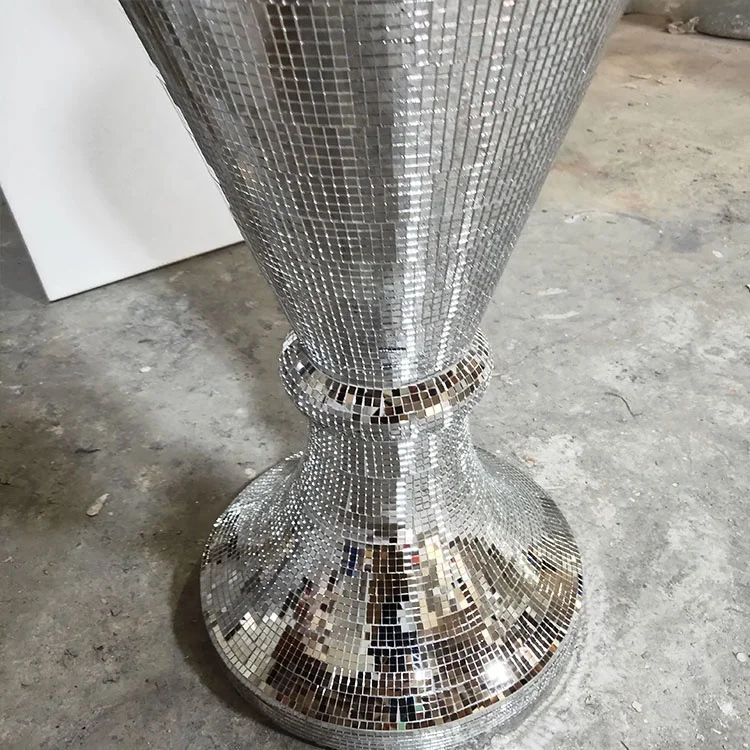 Unique Design Graceful Home Decorative Large Glass Flower Vase Crystal Vases for Home for Wedding