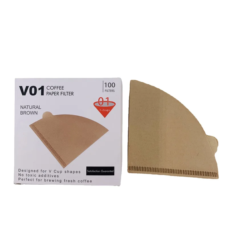 60 Coffee Filter Paper 100pcs Raw Wood Pulp Filter Cup Filters Paper