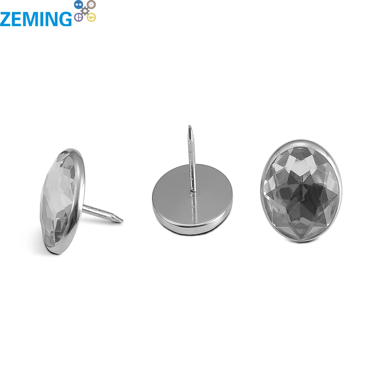 Acrylic Crystal Nail Sofa Diamond Button for Sofa Upholstery