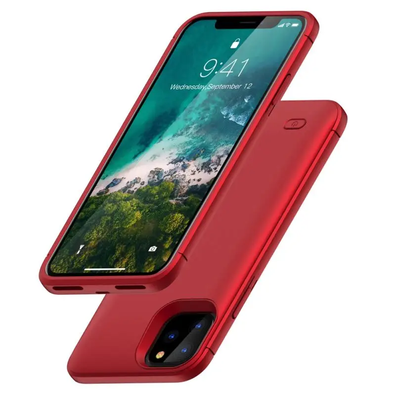 4000mAh Rechargeable Cover  Charger Power Bank Battery Case For iPhone 11 Pro Max