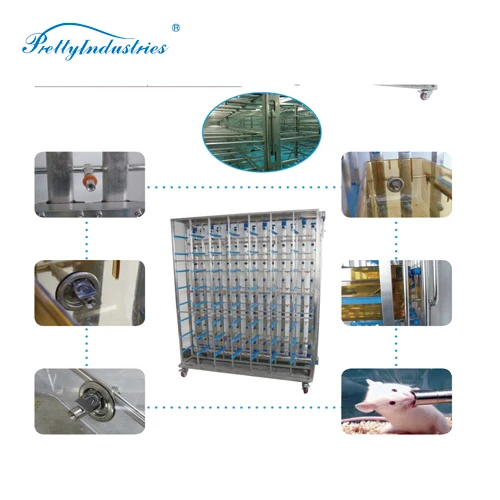 individual ventilated cage, pet Plastic equipment for rabbit,cat,monkey,rat,mouse, Laboratory Animal cage,IVC