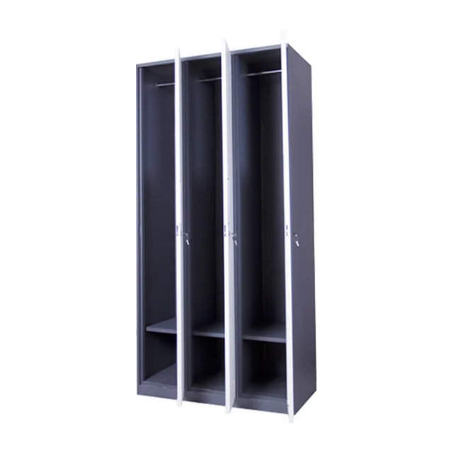 3 Door Gym Metal Lockers Luoyang Manufacturer Wholesale Hotsale Storage Wardrobe