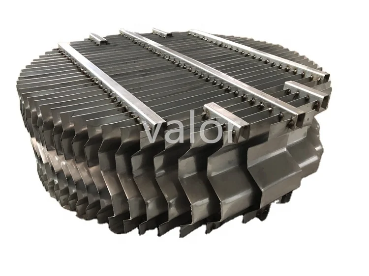 SS304 2 Pass Vane Mist Eliminator Drift Eliminator For Tower Packing