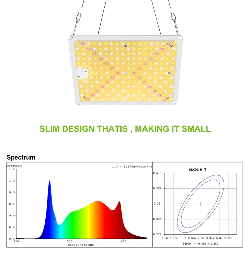 Квантовый прожектор для комнатных растений 100 Вт Samsung Lm 301 ч/301b SMD3030 полный спектр светодиодов