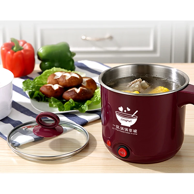 
New electric cooking pot dormitory bedroom student cooking hot pot multifunctional household electric hot pot electric skillets 