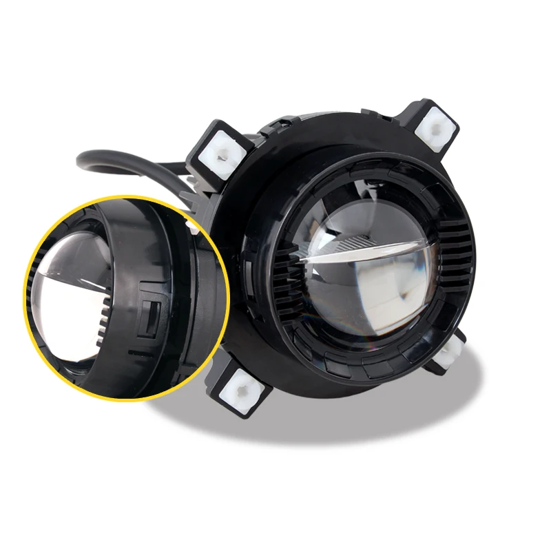 TUFF PLUS 90mm Project Led Headlight Hi Low Beam With Position Light Ece R112 Certification