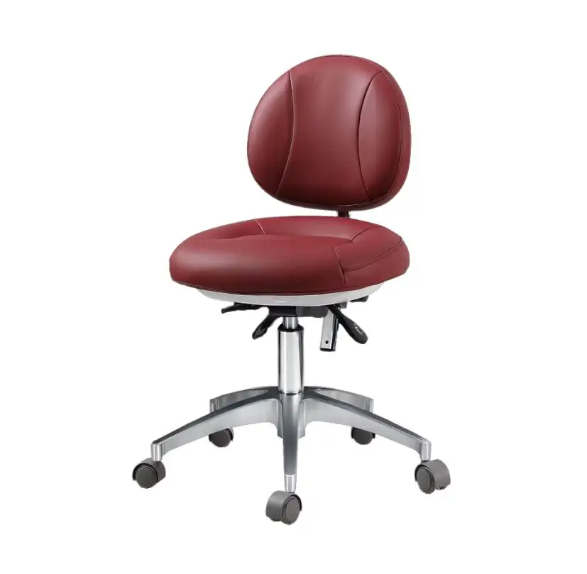 Adjustable Armrest Ergonomic Dentist Stool Dental Chair Can Work with Microscope Chair Ergonomic Saddle Chair