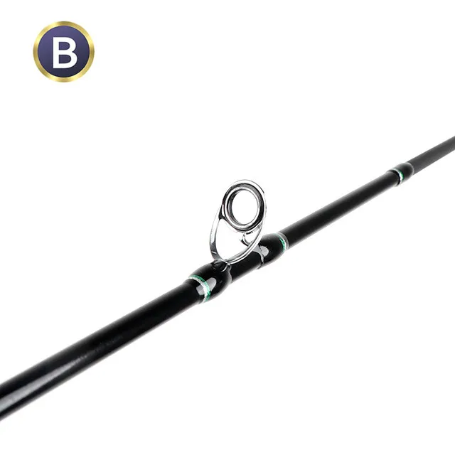 OEM ODM  China Fishing Tackle Fast Jigging 2 Section 1.68m Freshwater Saltwater Shore Offshore Jigging  Casting Fishing Pole Rod