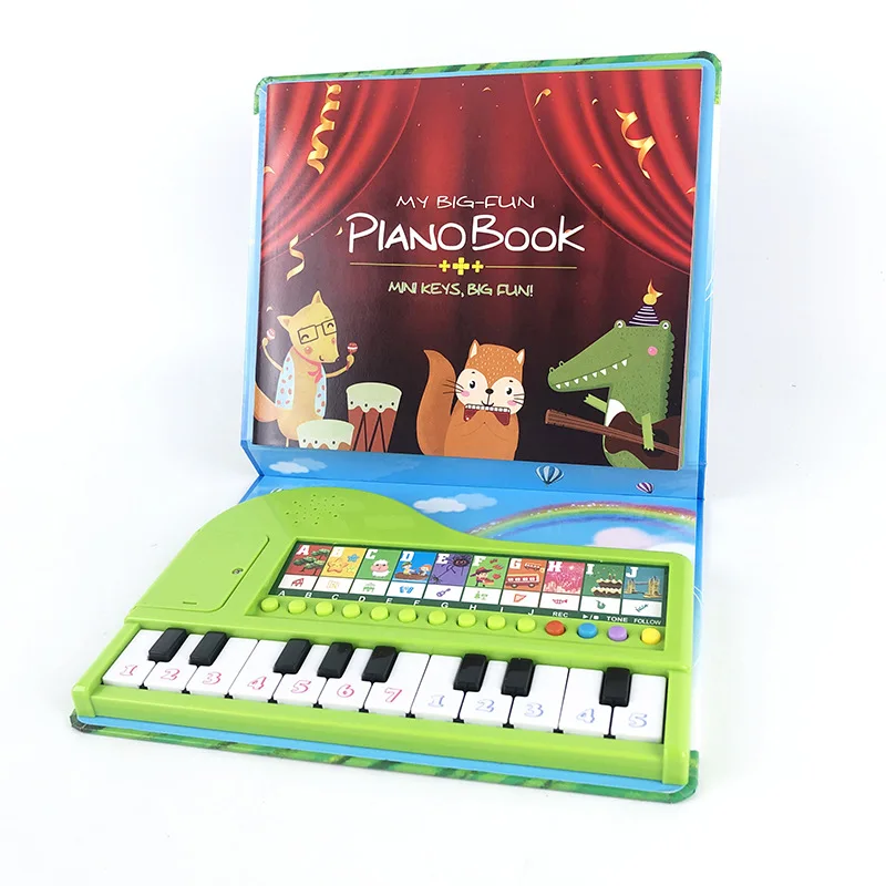 2024 New Hot Selling Kids Musical Instruments Toys Educational Music Keyboard Piano Toys Piano Book Toddler Toys