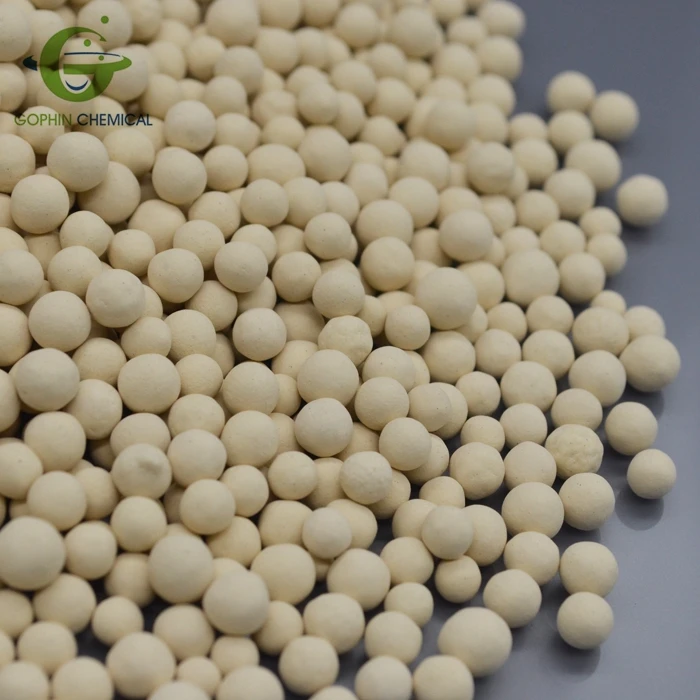 18.5% CO2 Capacity EniSorb 13X Molecular sieve Removal of H2O and CO2