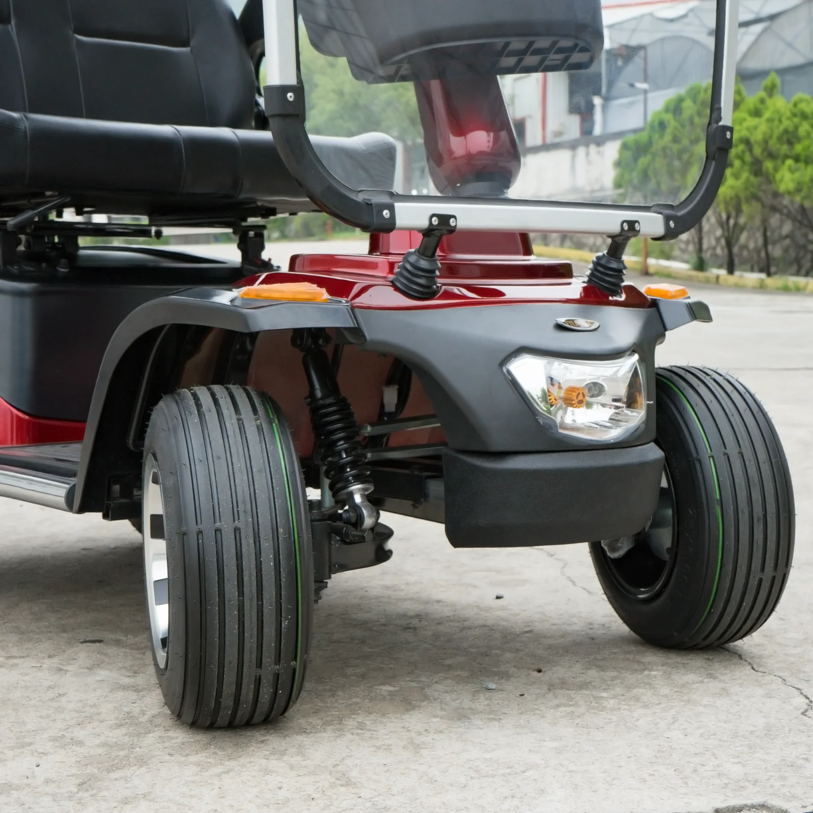 40-60km Elderly Mobility 2 Seat Electric Outdoor Scooter Mobile With 4 Wheels For Handicap Adult