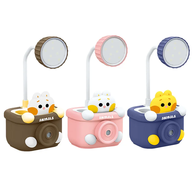 Creative Pencil Sharpener Sharpener Led Cute Small Desk Lamp Mini Charging Learning Desk Lamp Student Desktop Night Light