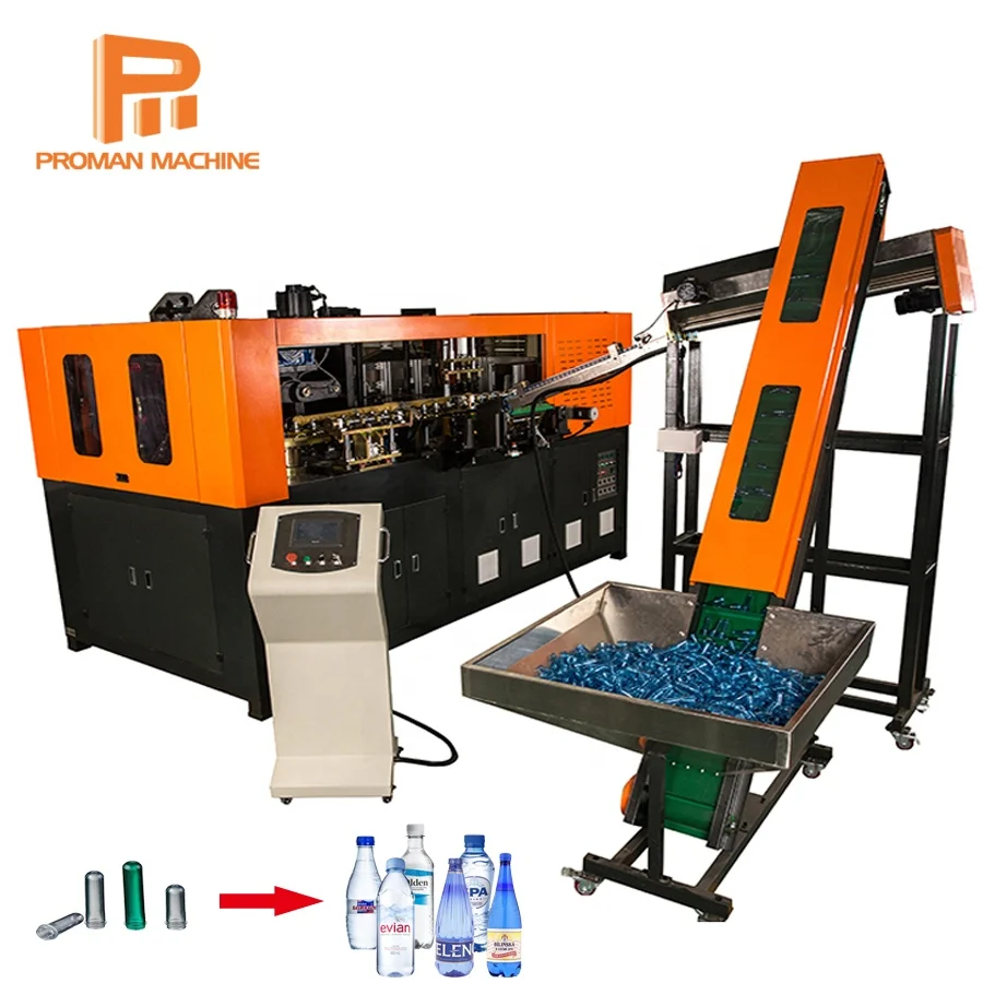 Автоматический серво тип 4 полости пластиковые пэт бутыло выдувные формовочные машины для различных отраслях