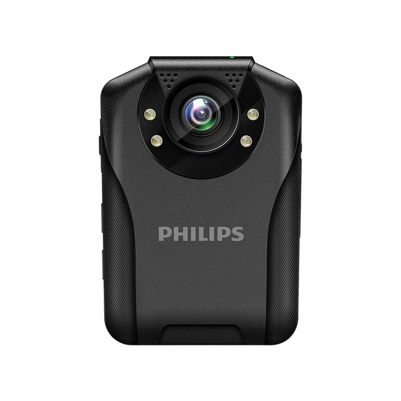 PHILIPS Small Portable Night Vision Police Body worn camera VTR8201 3400mAh built-in li-ion battery, over 12 hours each operate