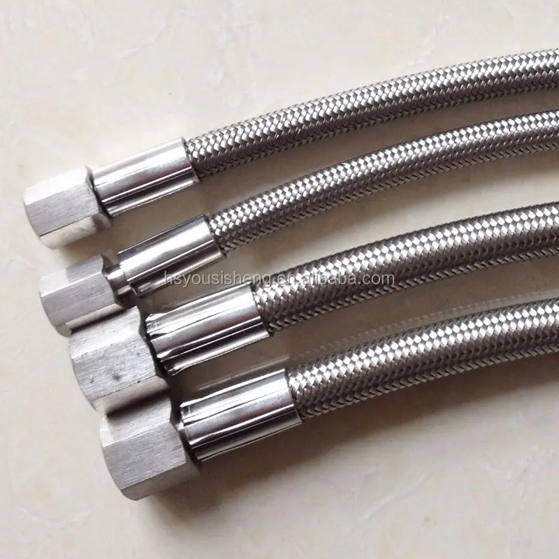 YSS stainless steel wire braid hose refrigeration flexible hose PTFE butane hose