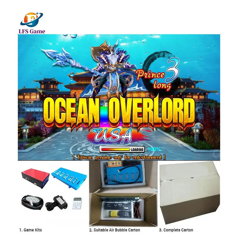 American popular OCEAN OVERLORD shooting fish game board hunting fish game for the fish game table