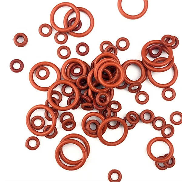 Quality assurance Rubber silicone O-ring Red white O-ring Food grade SIL O-ring
