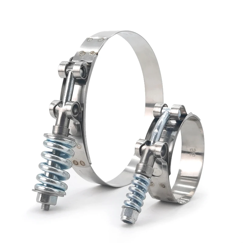 T-Bolt Clamps Turbo Intake Intercooler Hose Clamp Spring Loaded Stainless Steel
