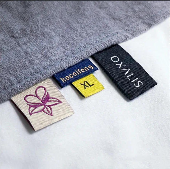 Factory cheap price custom garment brand label woven labels for clothing