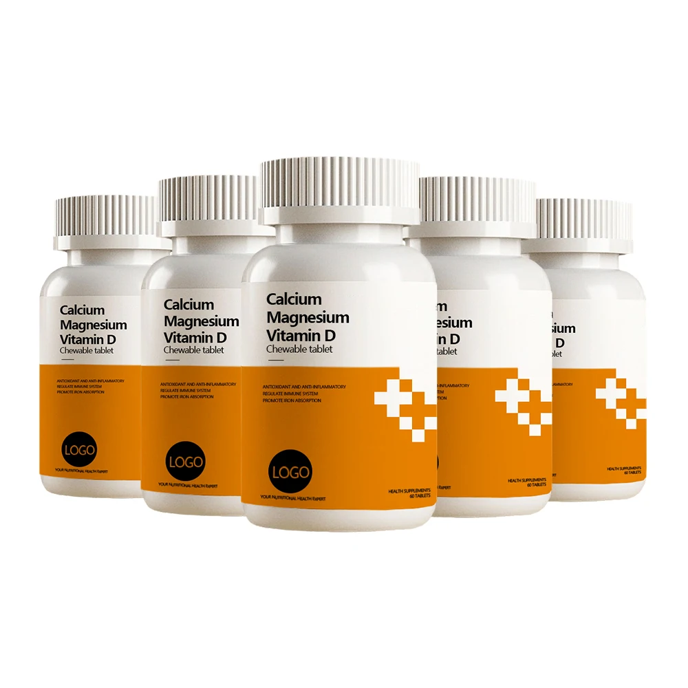OEM медицинские добавки несколько минеральных кальция магния Витамин D таблетки