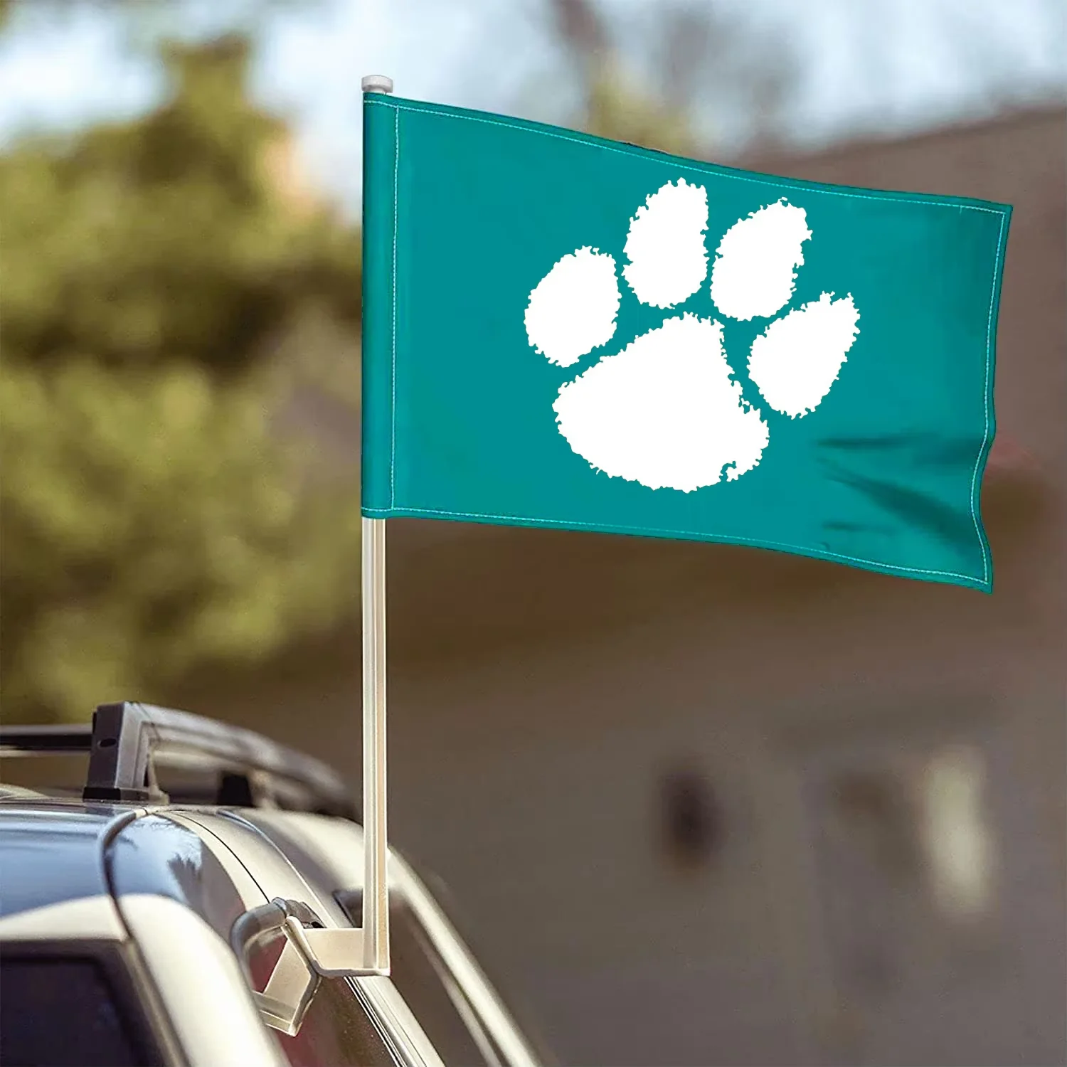 Hot Selling Products Low Price Custom All Countries Car Window Flag Custom 30*45cm Romania Austria Montenegro Car Flag