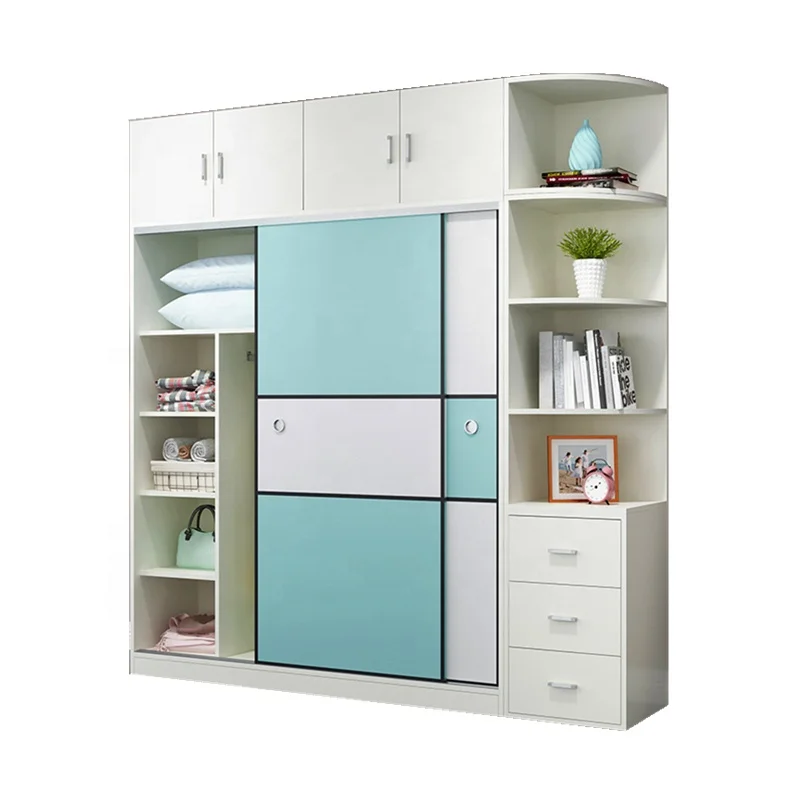 
Modern Bedroom Furniture Sliding doors Door Useful Simple Design Expand White Wardrobe Closet 