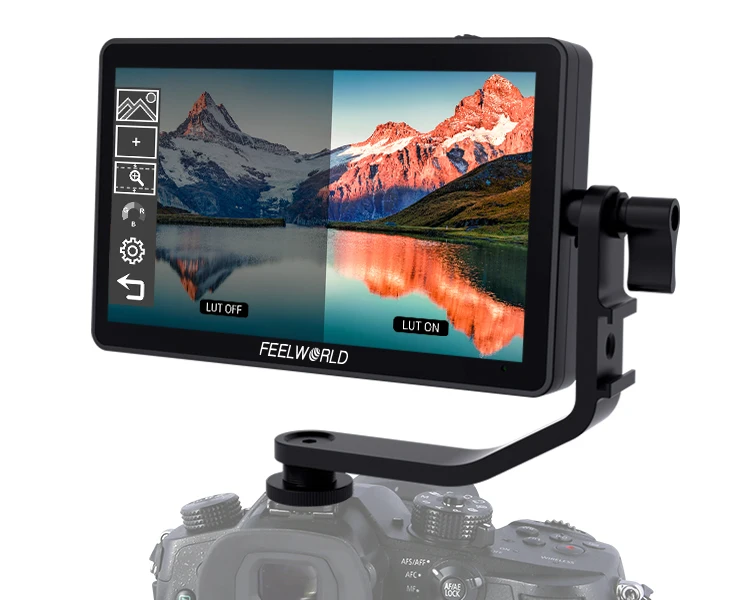 FEELWORLD F6 PLUS V2 6 дюймов 3D LUT сенсорный экран камеры монитор IPS FHD 1920x1080 4K HDMI камера полевой