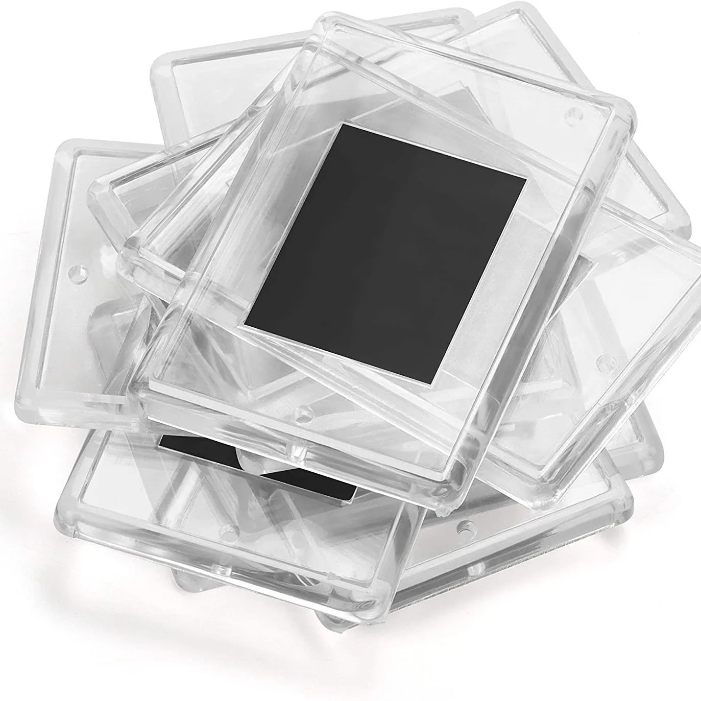 4 x 6inch magnetic Photo frame Transparent refrigerator sticker Photo display commemorative photo frame